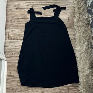 Loft outlet bow tie navy dress